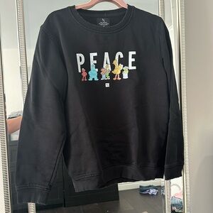 Great condition Sesame Street Peace Collective crew neck sweater